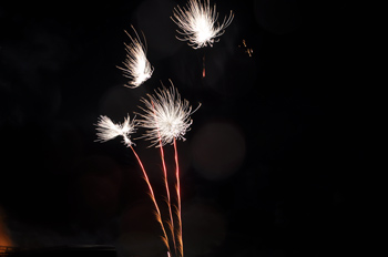Fireworks on Rousay