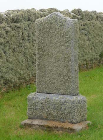Gravestone at St. Mary's Chapel